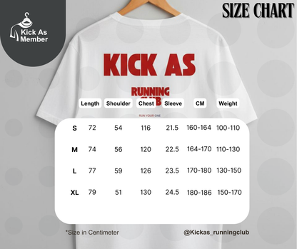 Kick As running club T-shirt